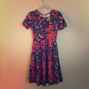 Lularoe fit and flare pocket dress size sm